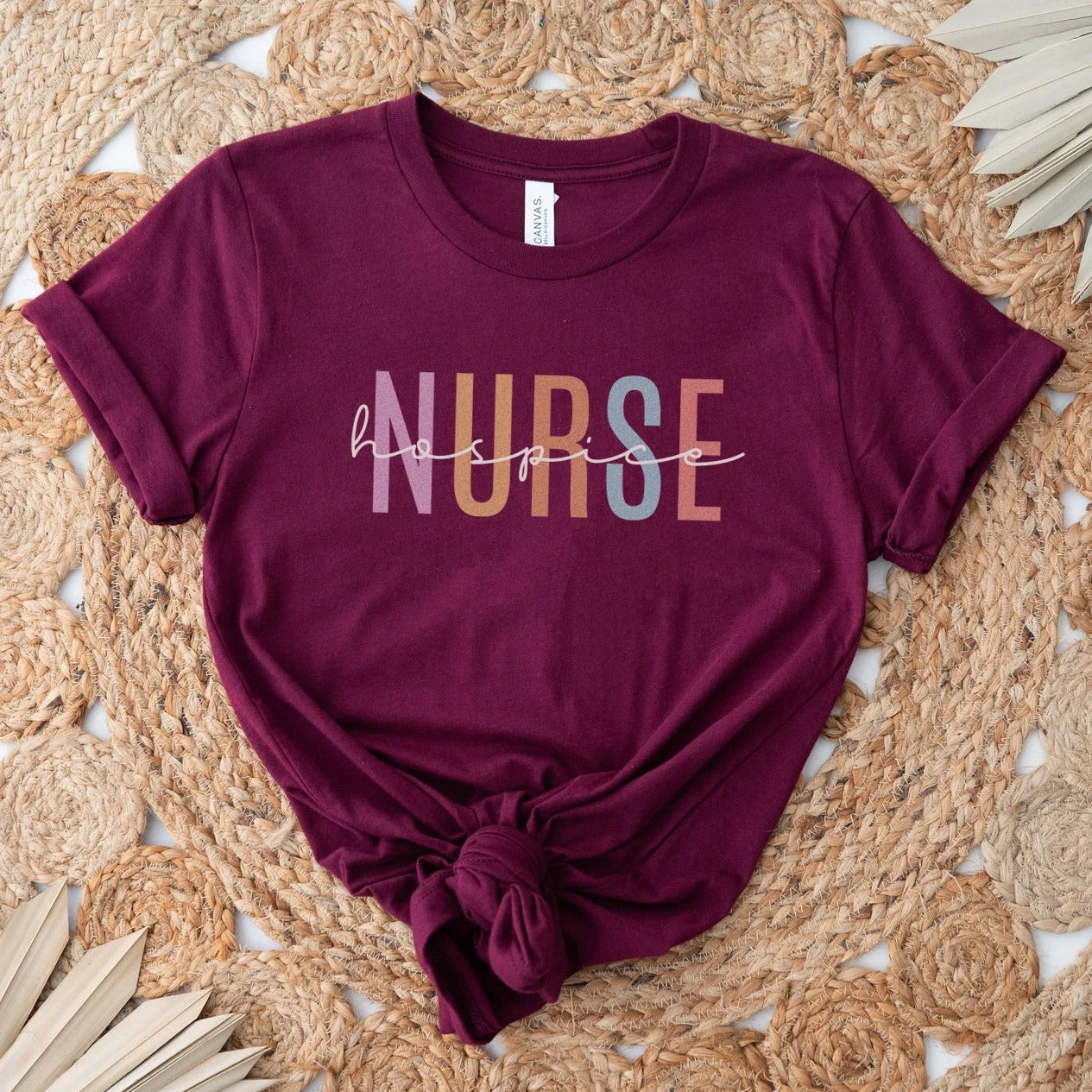 hospicenursemaroon Hospice Nurse T-Shirt - Image 3