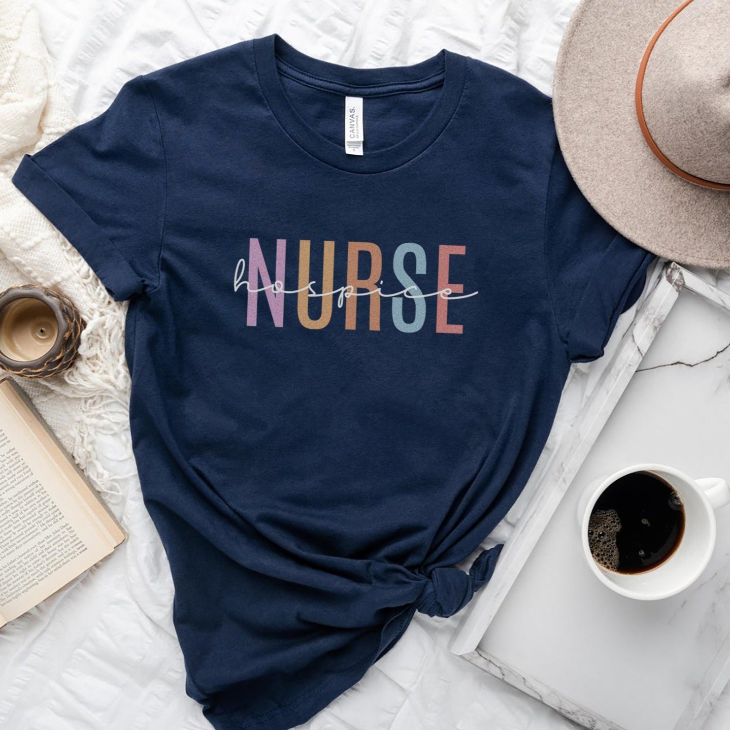 hospicenursenavy Hospice Nurse T-Shirt - Image 6