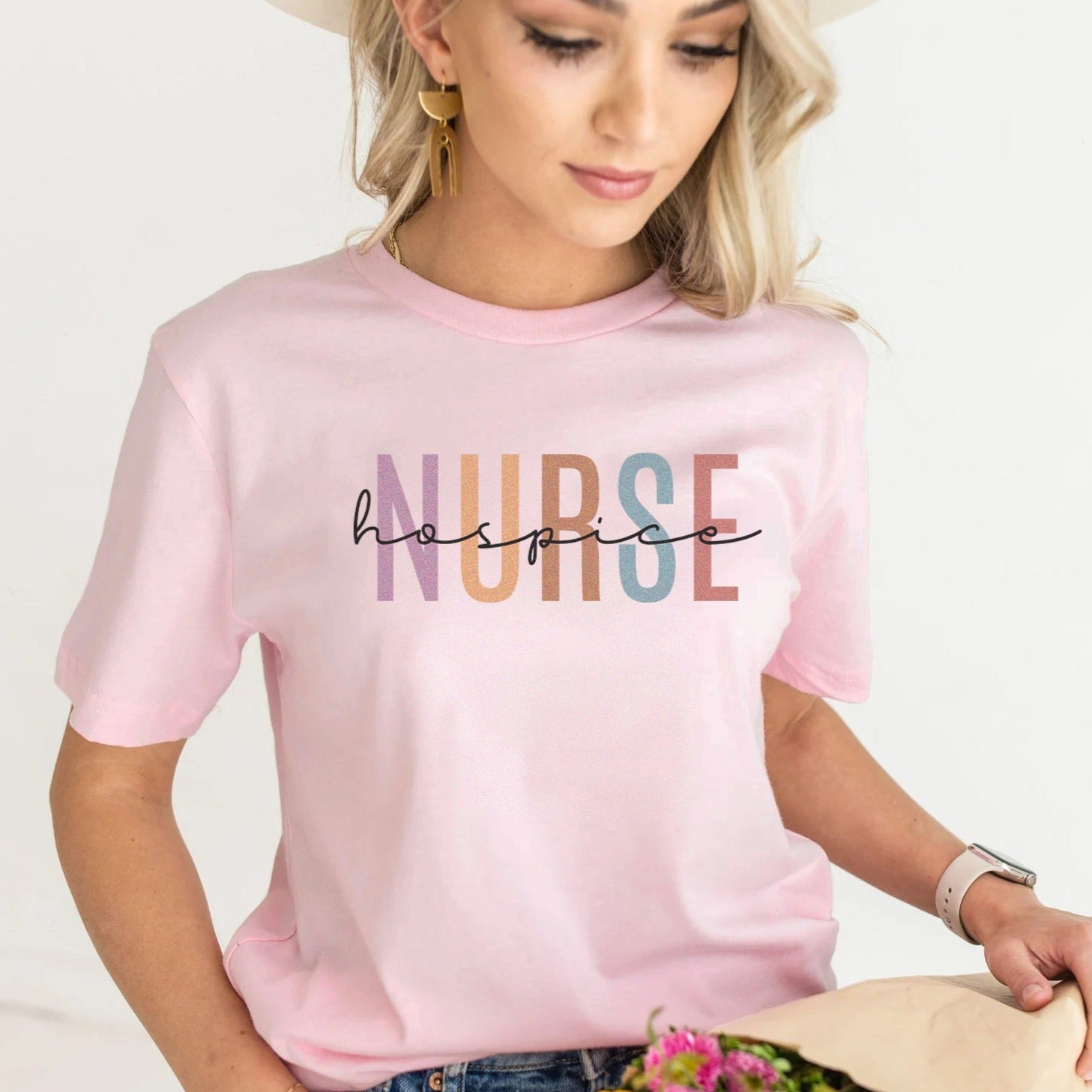 hospicenursepink Hospice Nurse T-Shirt - Image 7
