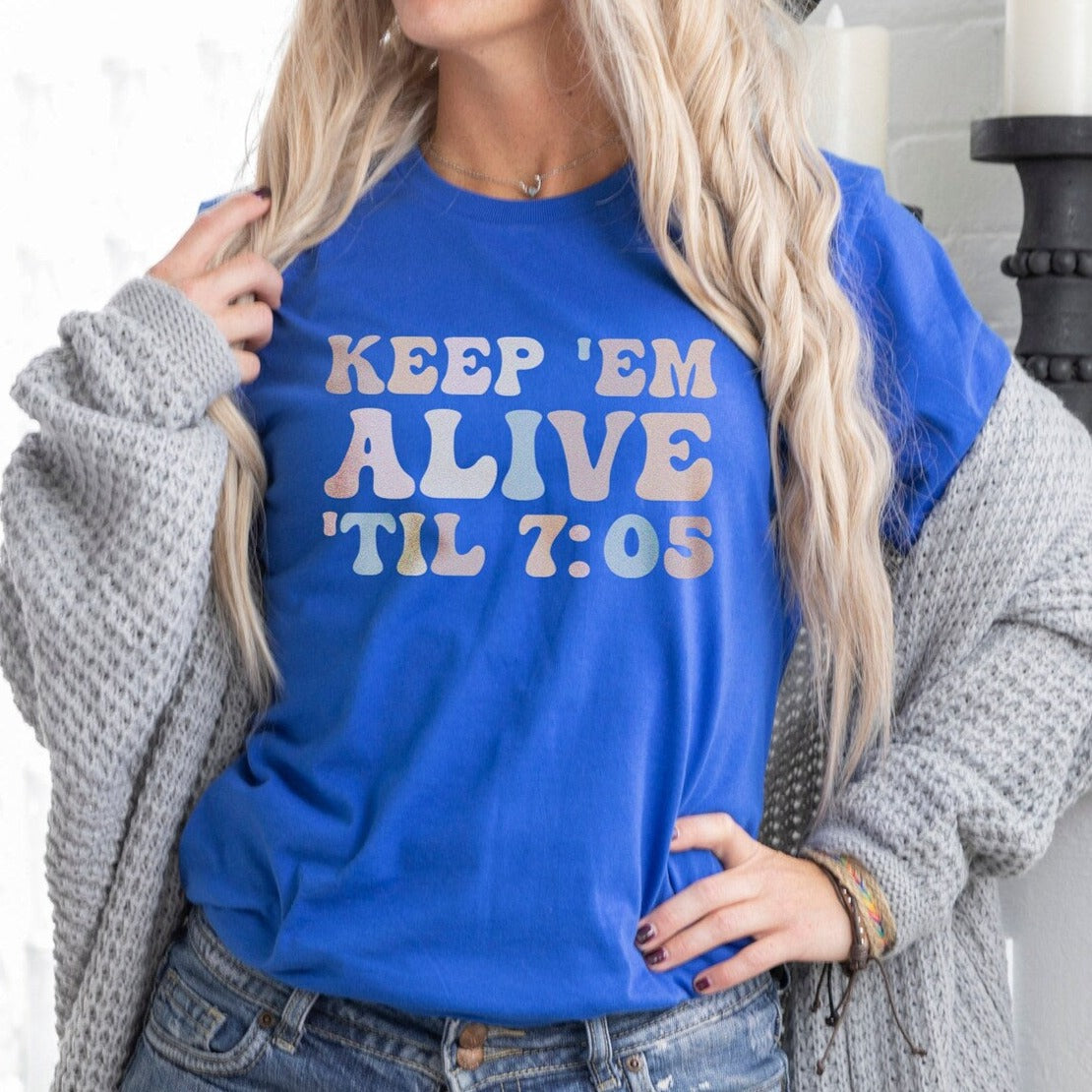 il_1588xN.3774052342_glzi Keep 'Em Alive 'Til 7:05 T-Shirt - Image 2