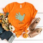 Gobble Turkey Glove T-Shirt - Image 6