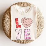 Love with Brain T-shirt - Image 6