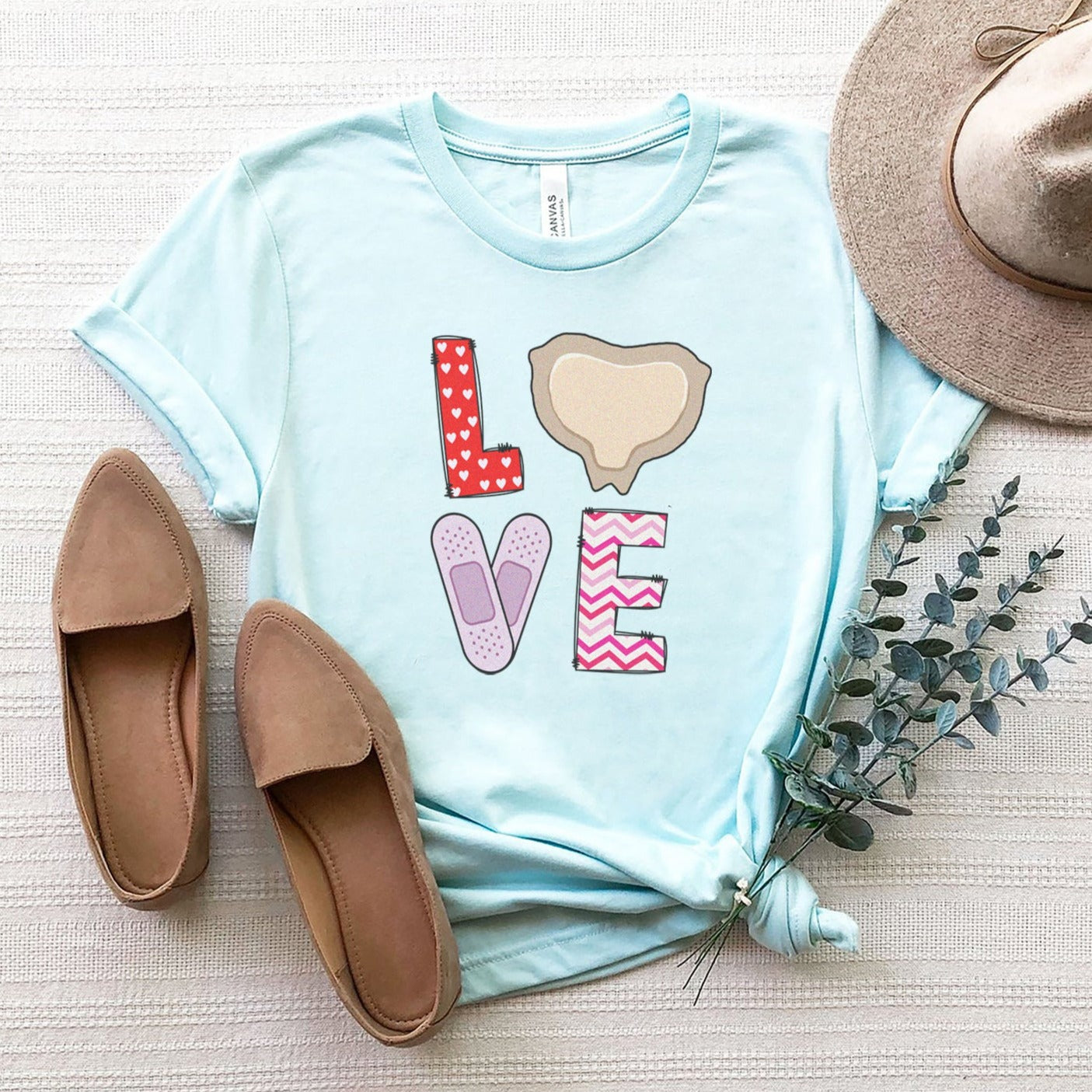 lovewoundcareiceblue Love with Mepilex T-Shirt - Image 3