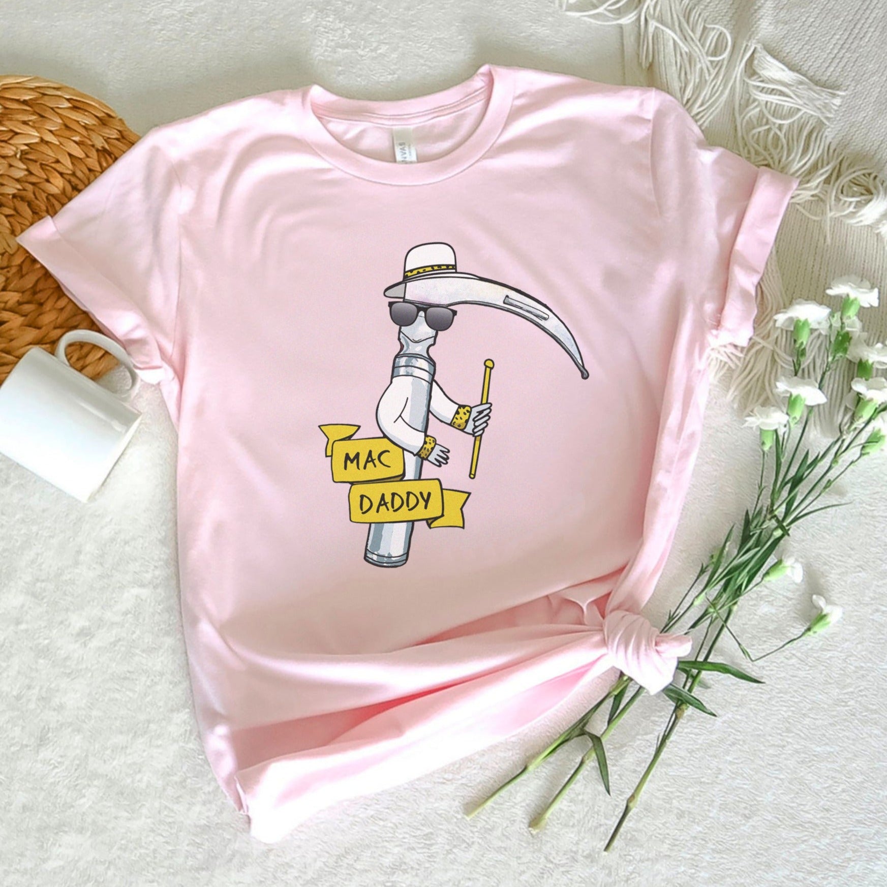 macdaddypinkcopy Mac Daddy Laryngoscope T-Shirt - Image 4