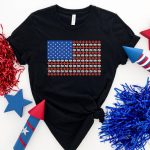 Medical USA Flag T-Shirt - Image 4