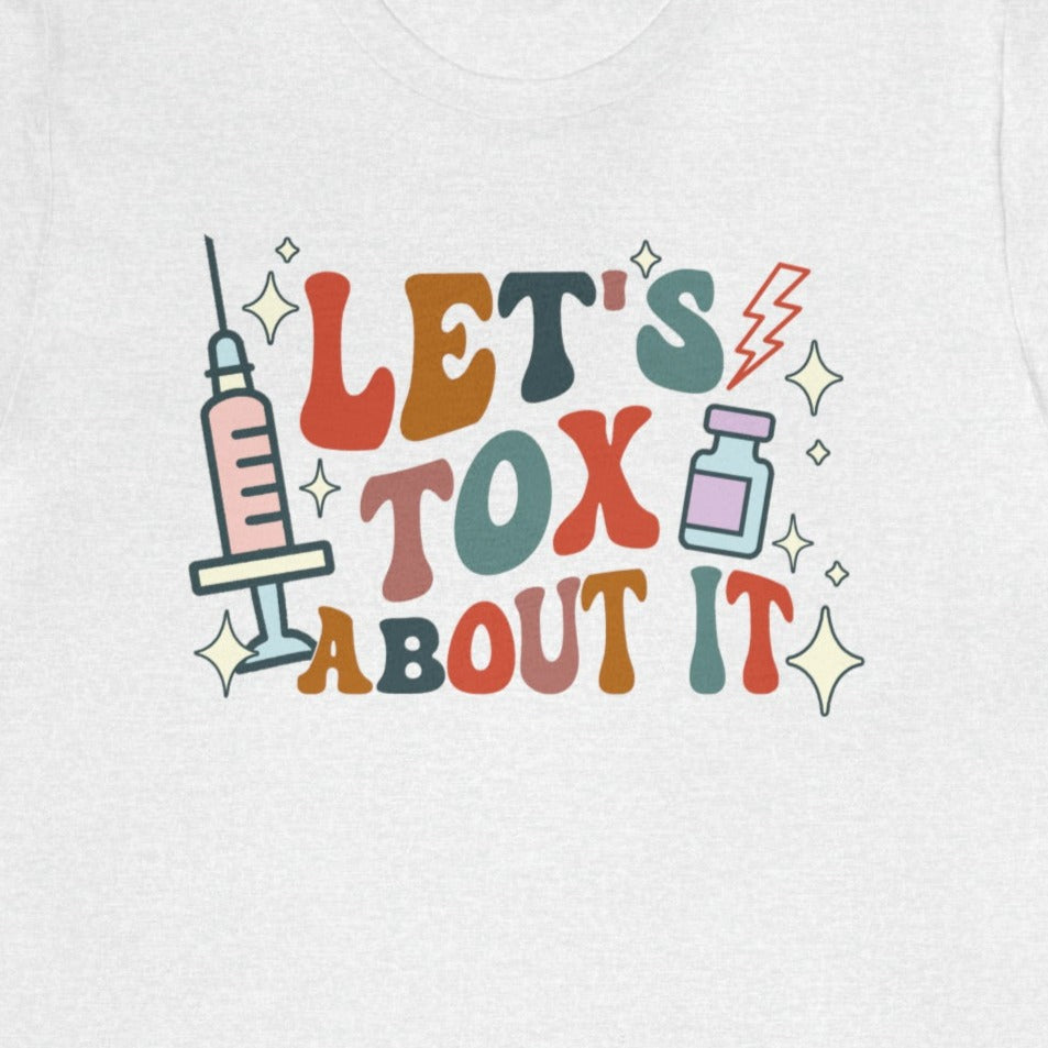 mockup_5_0a53d6c3-cfcd-402d-aaf2-e98dc3090348 Retro Let's Tox About It T-Shirt - Image 6