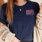 In My Night Shift Era (Design on Back) T-Shirt - Image 12