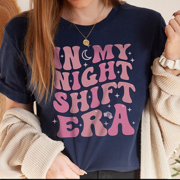 nightshifteranavysmall In My Night Shift Era T-Shirt - Image 3