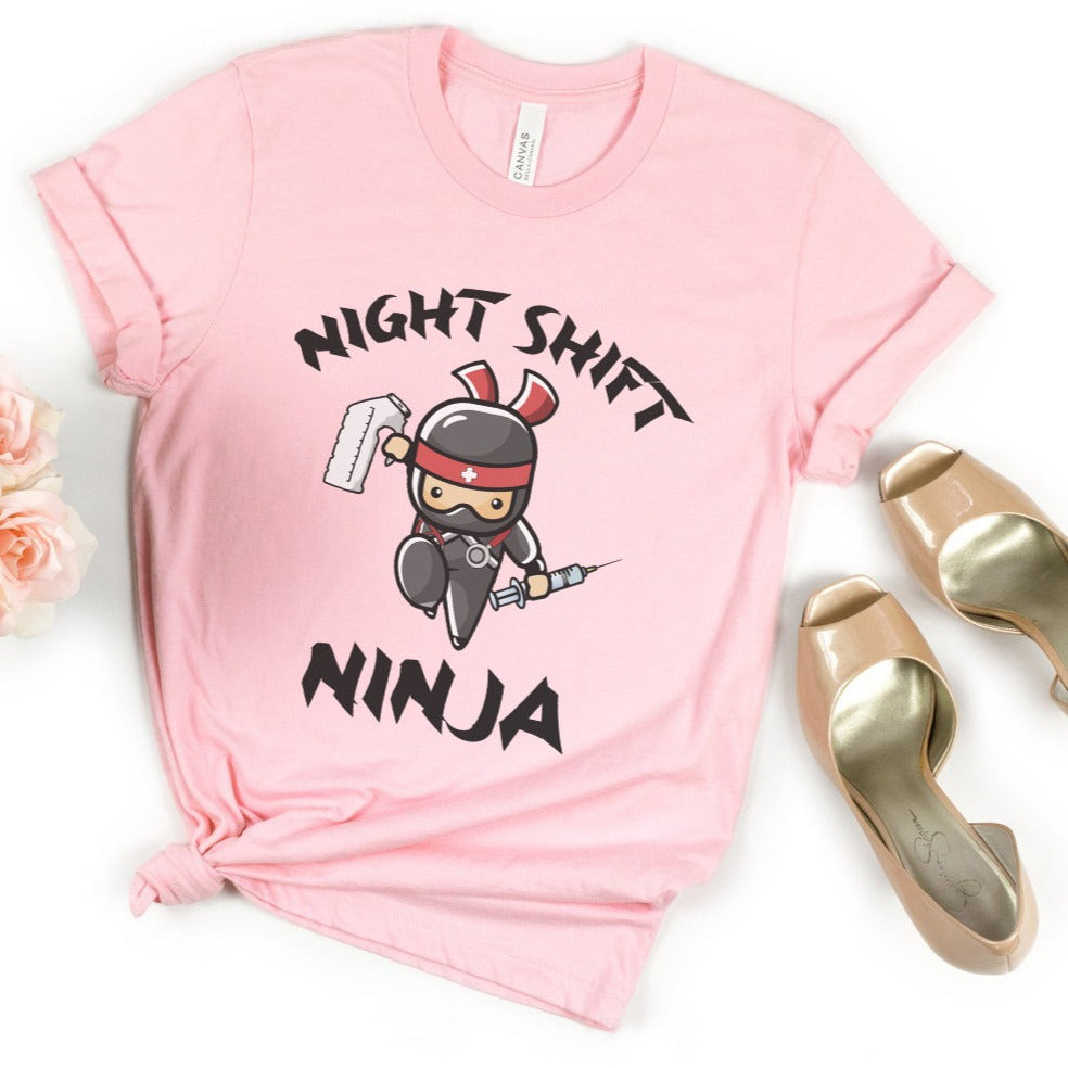 ninjapink Night Shift Ninja T-Shirt - Image 10