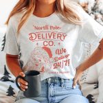 North Pole Delivery Co. Labor & Delivery T-Shirt - Image 2