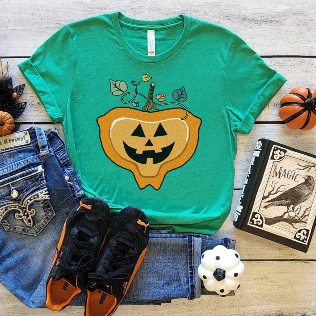 pumpkinmepilexgreen Mepilex-O-Lantern T-Shirt - Image 8