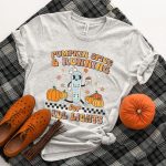 Pumpkin Spice & Running for Call Lights T-Shirt - Image 8
