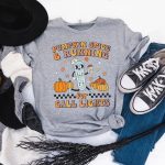 Pumpkin Spice & Running for Call Lights T-Shirt - Image 13