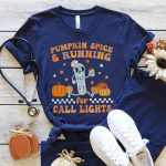 Pumpkin Spice & Running for Call Lights T-Shirt - Image 11
