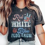 Red, White & Blue Peds Crew T-Shirt
