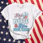 Red, White & Blue Peds Crew T-Shirt - Image 3