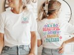 Beautiful Day to Remove Toxins (with front text) T-Shirt - Image 2