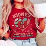 Kidney Christmas Crew T-Shirt - Image 2