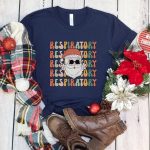 Retro Respiratory Therapist Christmas T-Shirt - Image 3
