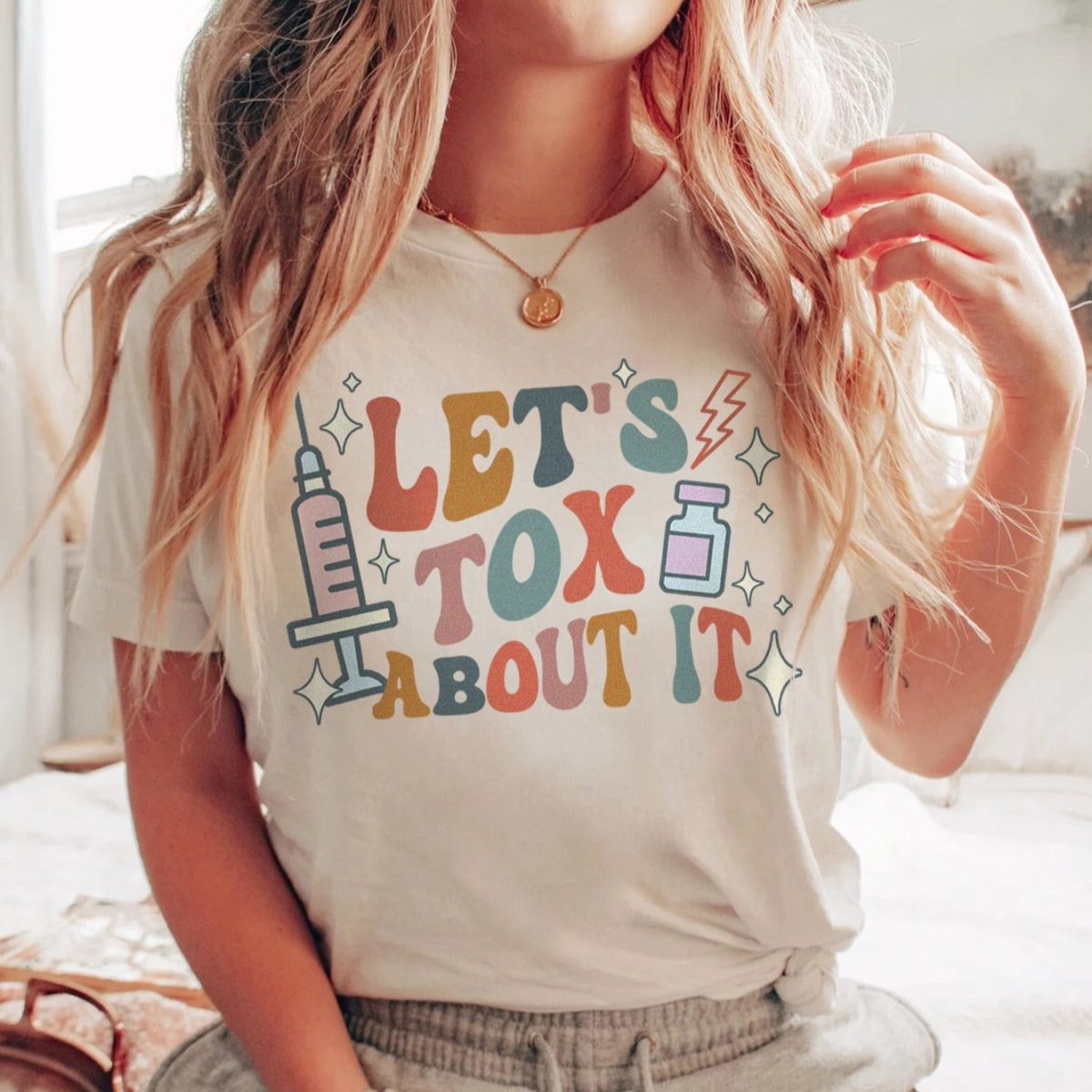 Retro Let's Tox About It T-Shirt - Image 3
