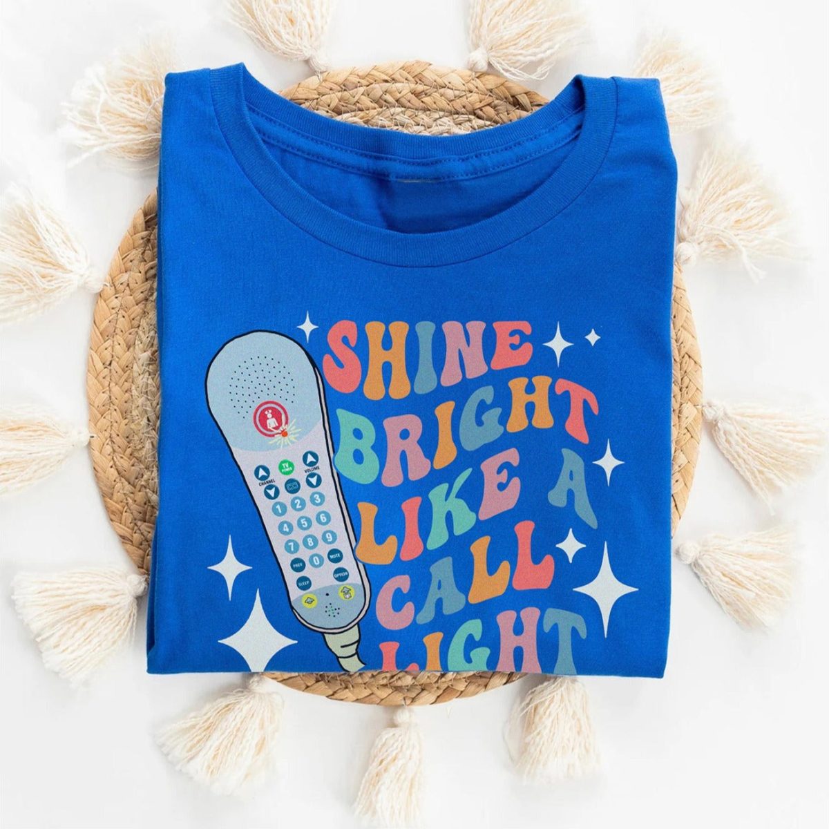 Retro Shine Bright Like a Call Light T-Shirt - Image 8