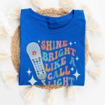Retro Shine Bright Like a Call Light T-Shirt - Image 8