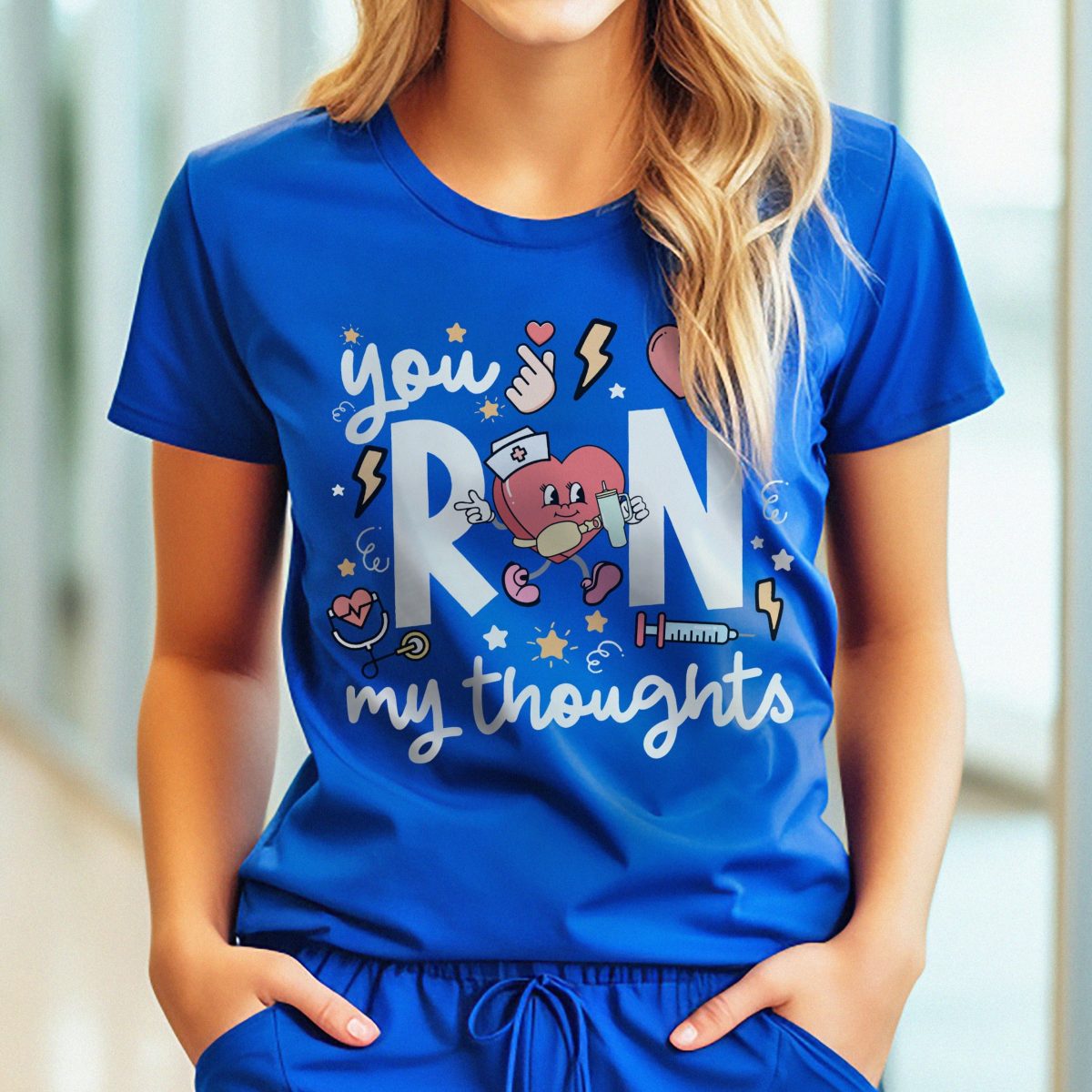 You RN My Thoughts T-Shirt - Image 11