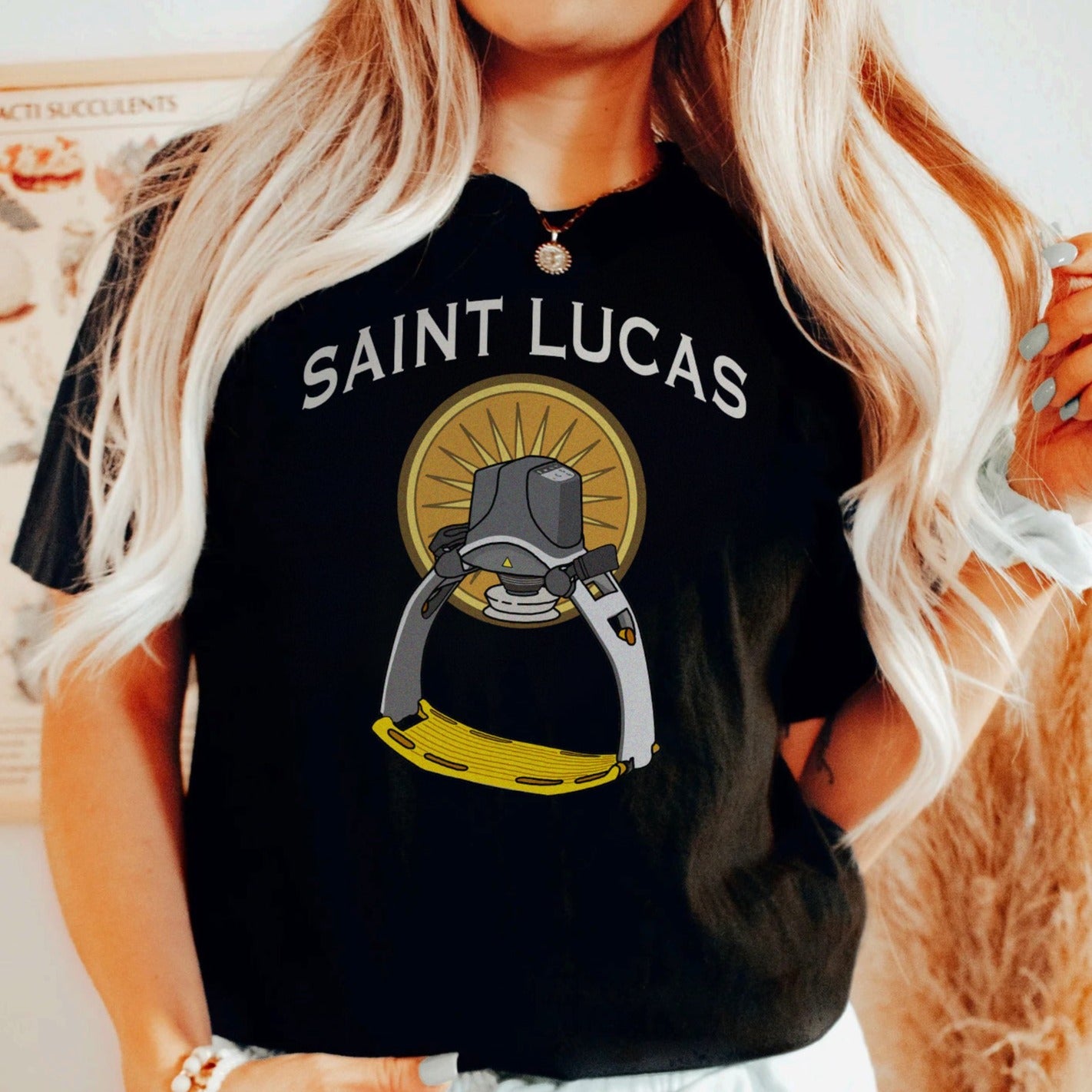 saintlucasblack Saint Lucas T-Shirt - Image 1