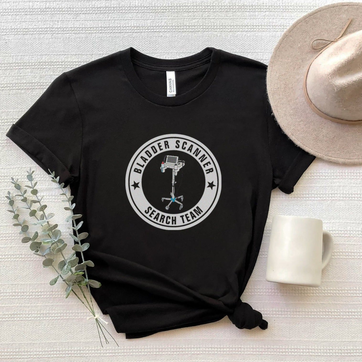 scannerblack Bladder Scanner Search Team T-Shirt - Image 5