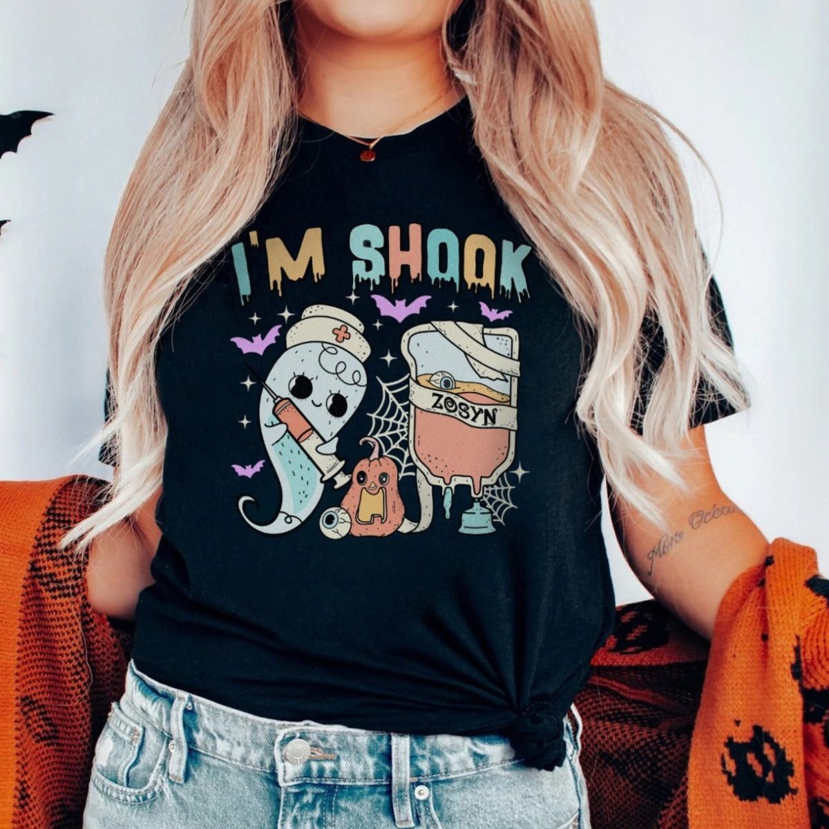 I'm Shook Ghost & Zosyn T-Shirt - Image 2