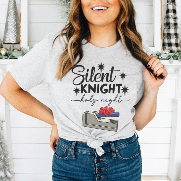 silentknightash Silent Knight Christmas T-Shirt - Image 2
