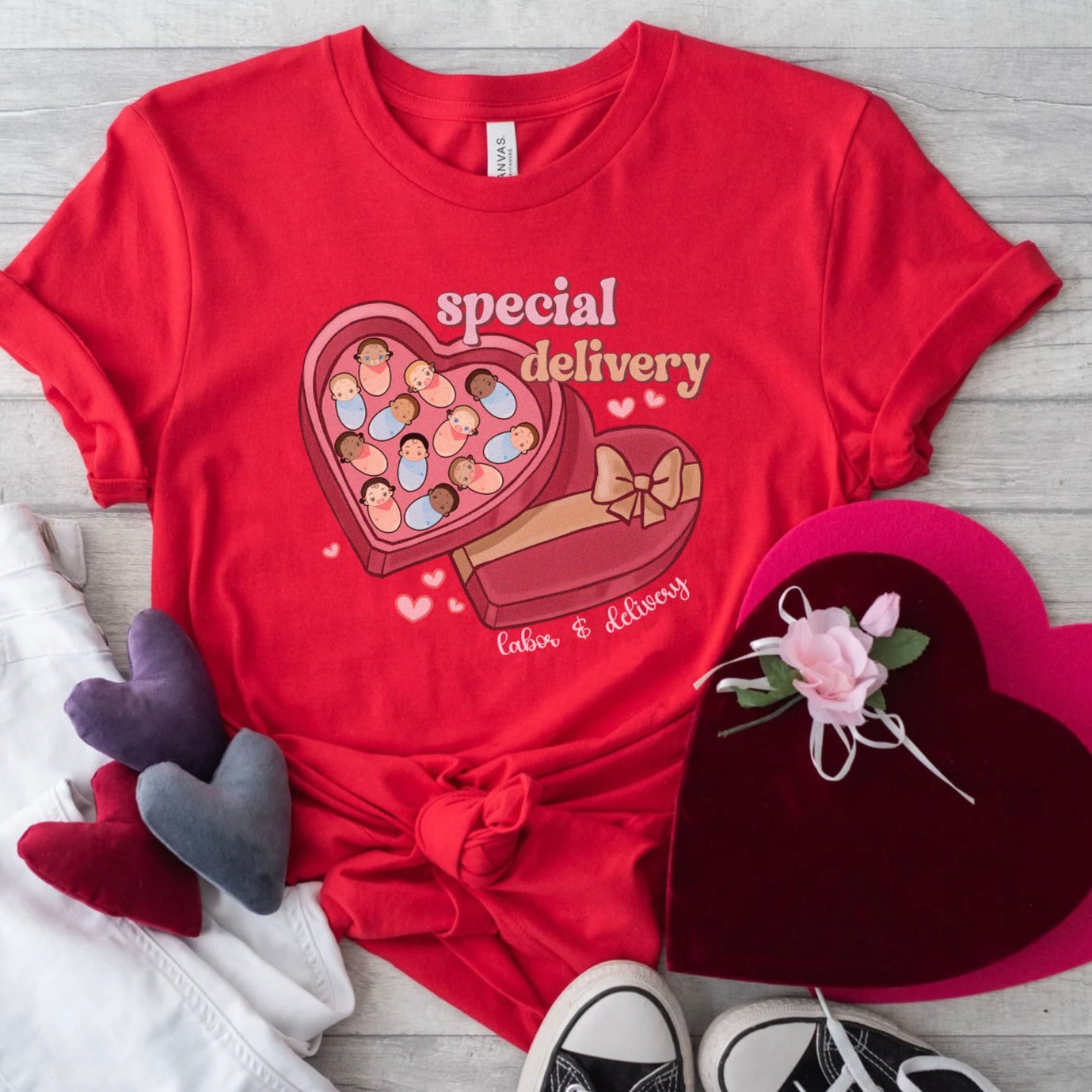 specialdeliveryred L&D Special Delivery T-Shirt - Image 8