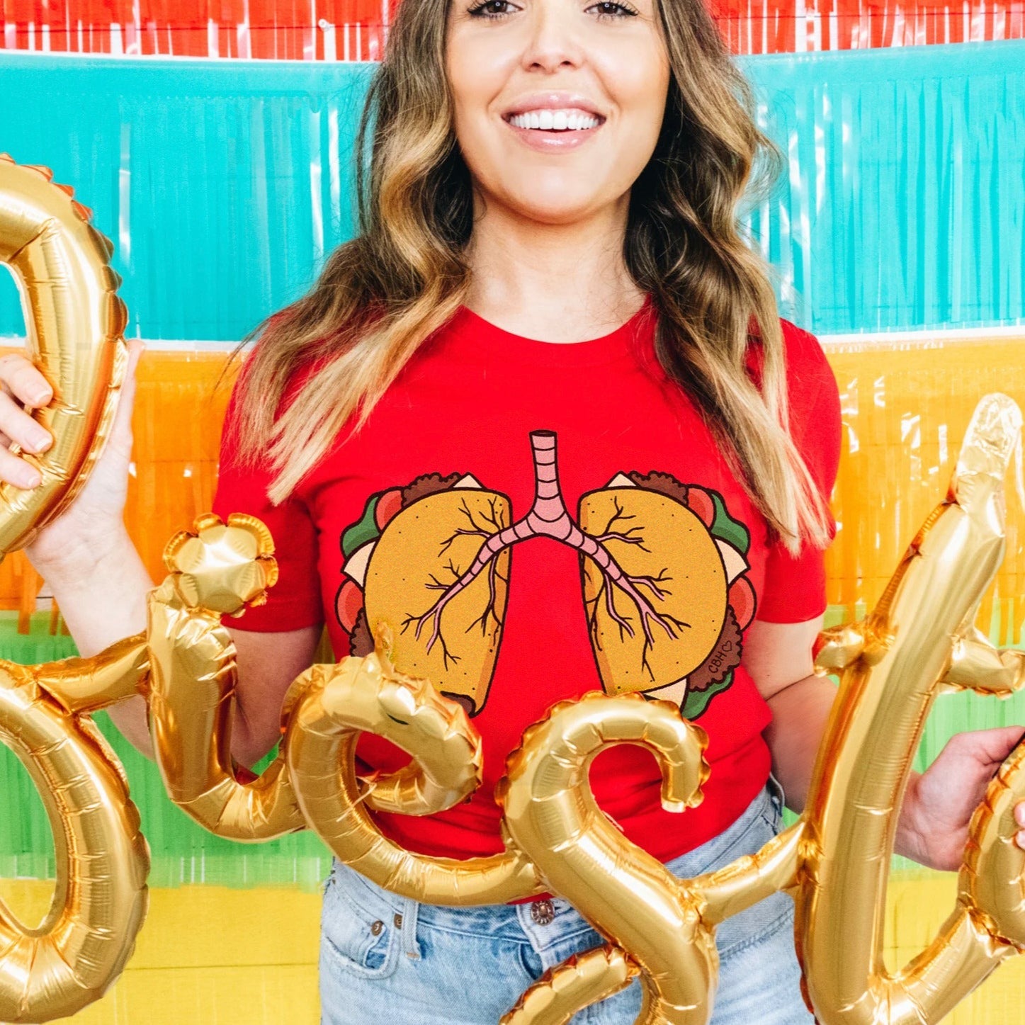 tacolungsredcopy Taco Lungs T-Shirt - Image 8