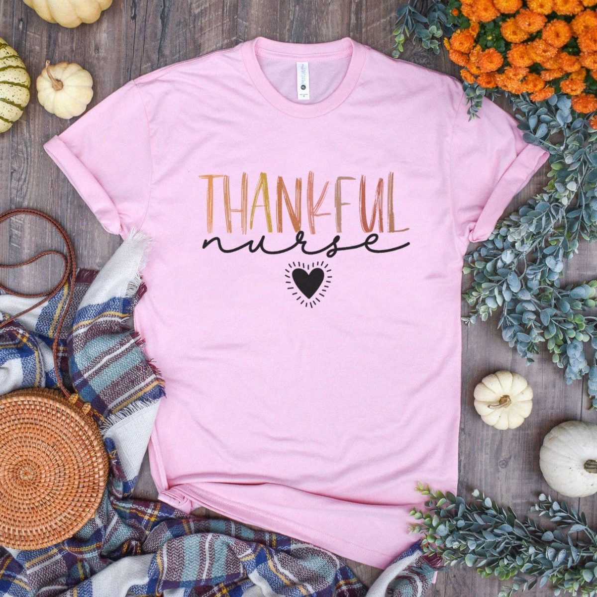 Thankful Nurse T-Shirt - Image 7