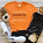 Retro Thankful Nurse T-Shirt - Image 6