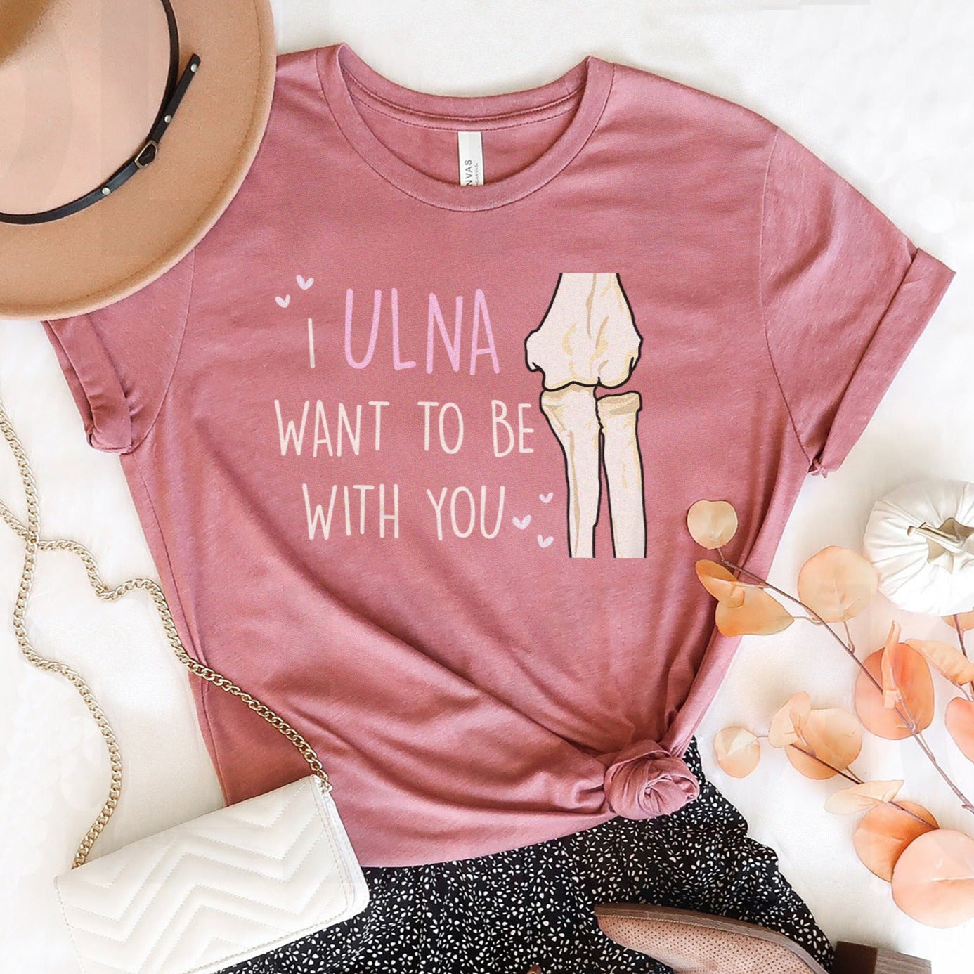 ulnabewithyoumauve Ulna Want to Be with You T-Shirt - Image 1