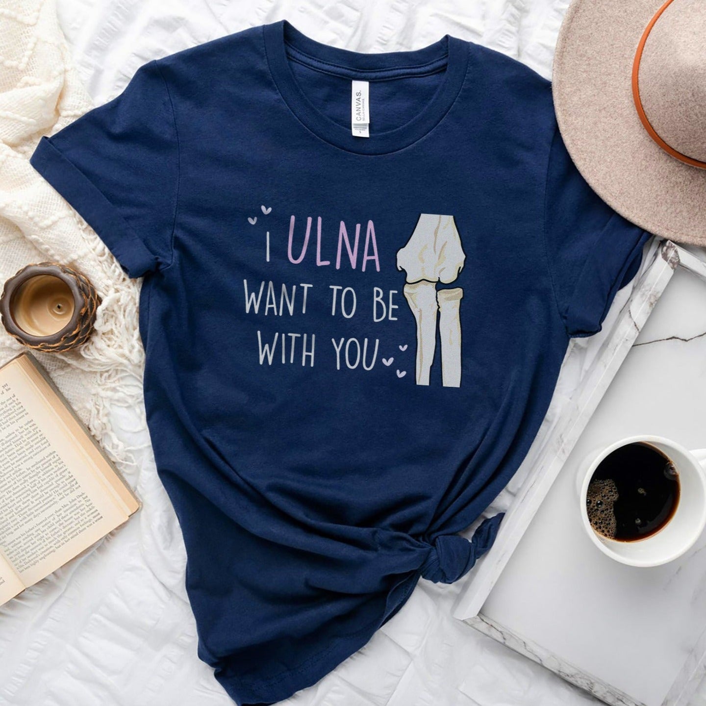 ulnabewithyounavy Ulna Want to Be with You T-Shirt - Image 7
