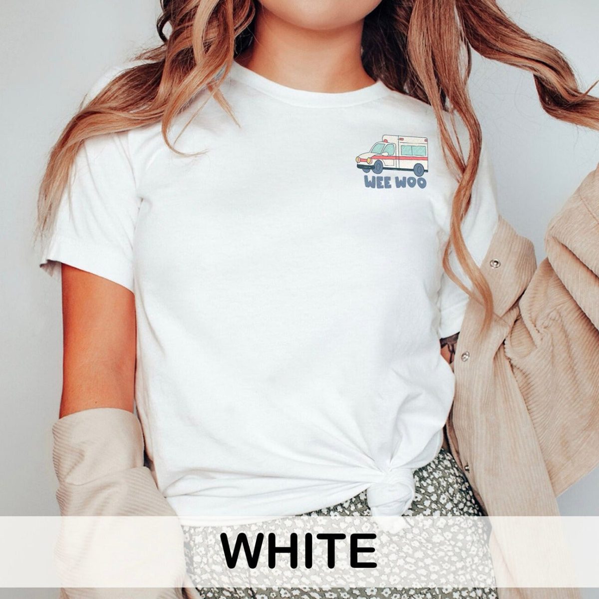 Minimalist Wee Woo T-Shirt - Image 5