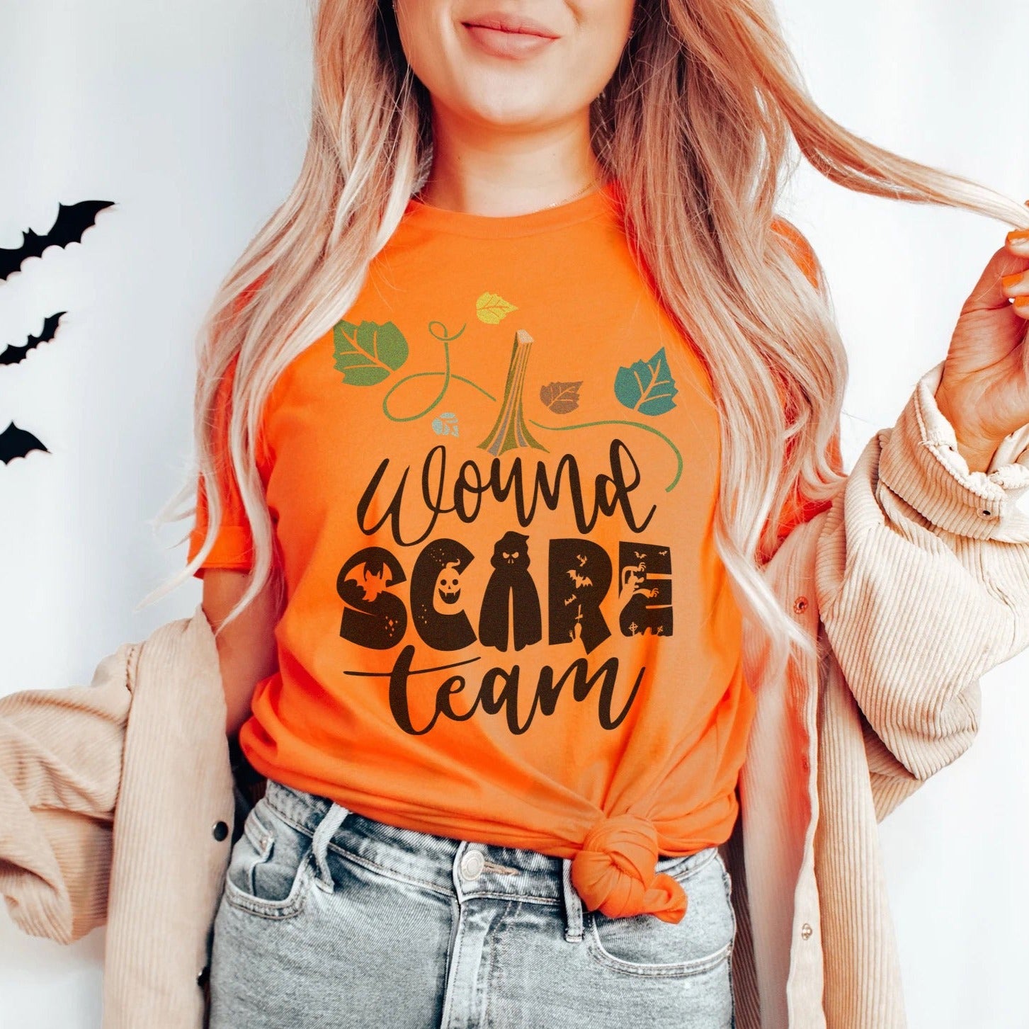 woundscareteamorange Wound Scare Team T-Shirt - Image 2