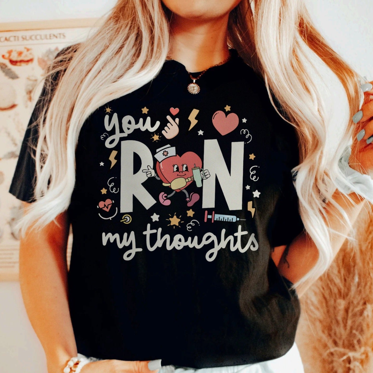 yournmythoughtsblack You RN My Thoughts T-Shirt - Image 12
